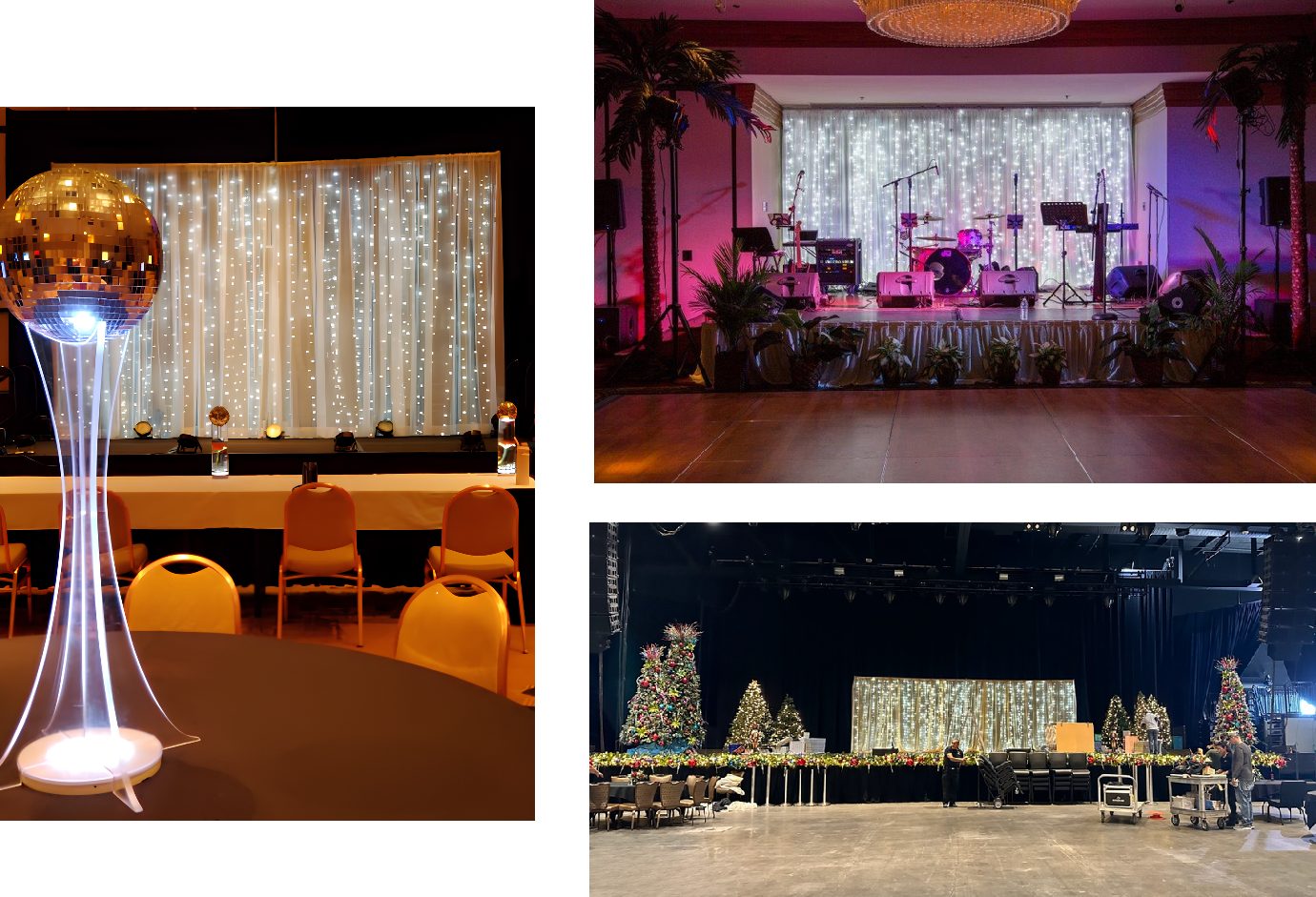 LED curtain light backdrop