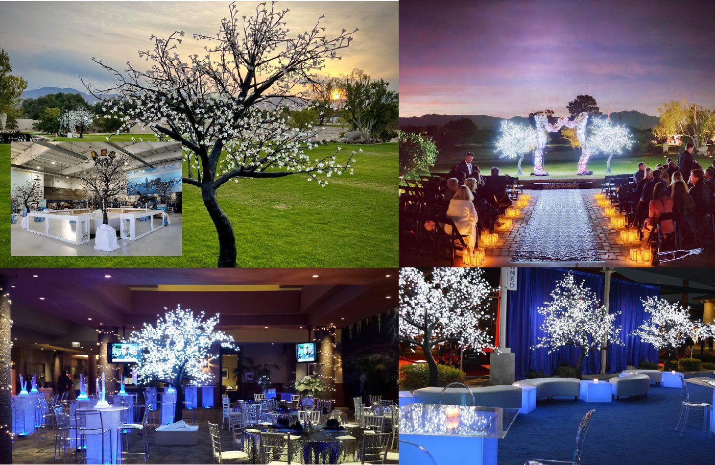 LED cherry blossom trees